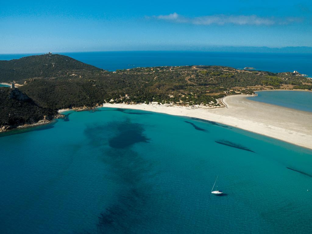 Villaggio Camping Spiaggia Del Riso Виласимиус Екстериор снимка